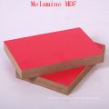 MDF mélamine rouge